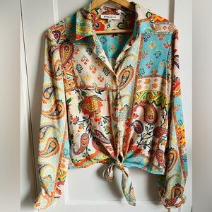 Rose + Olive colorful long sleeve